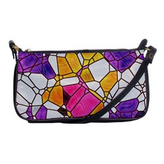 Architecture Glass Abstract Pattern Shoulder Clutch Bag