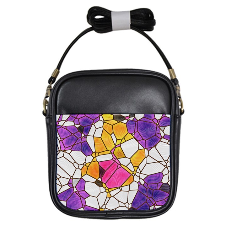 Architecture Glass Abstract Pattern Girls Sling Bag