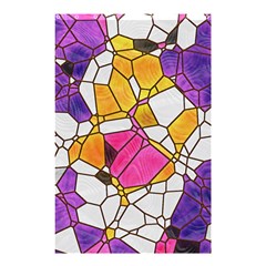 Architecture Glass Abstract Pattern Shower Curtain 48  X 72  (small) 