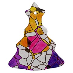 Architecture Glass Abstract Pattern Ornament (Christmas Tree) 