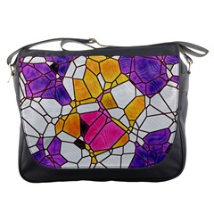 Architecture Glass Abstract Pattern Messenger Bag