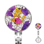 Architecture Glass Abstract Pattern Stainless Steel Nurses Watch Front