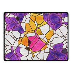 Architecture Glass Abstract Pattern Two Sides Fleece Blanket (Small)