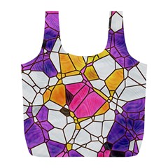 Architecture Glass Abstract Pattern Full Print Recycle Bag (L)