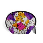 Architecture Glass Abstract Pattern Accessory Pouch (Small) Front