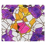 Architecture Glass Abstract Pattern Two Sides Premium Plush Fleece Blanket (Kids Size) 50 x40  Blanket Front