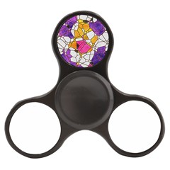 Architecture Glass Abstract Pattern Finger Spinner