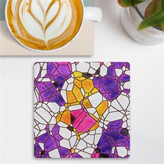 Architecture Glass Abstract Pattern UV Print Square Tile Coaster 