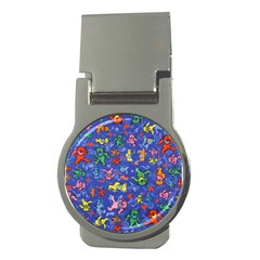 Grateful Dead Dancing Bears Pattern Money Clips (round) 