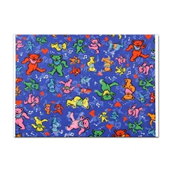 Grateful Dead Dancing Bears Pattern Sticker A4 (100 Pack)