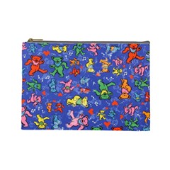 Grateful Dead Dancing Bears Pattern Cosmetic Bag (large)