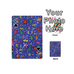 Grateful Dead Dancing Bears Pattern Playing Cards 54 Designs (mini)