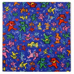 Grateful Dead Dancing Bears Pattern Uv Print Square Tile Coaster  by Salmanaz77