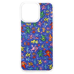 Grateful Dead Dancing Bears Pattern Iphone 15 Plus Tpu Uv Print Case