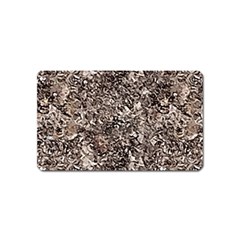 Earth Tones Fall Abstract Textured Print Magnet (name Card) by dflcprintsclothing