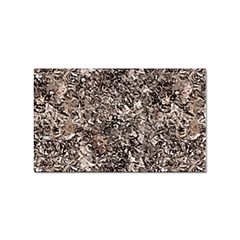 Earth Tones Fall Abstract Textured Print Sticker Rectangular (100 Pack) by dflcprintsclothing