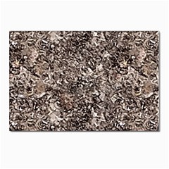 Earth Tones Fall Abstract Textured Print Postcards 5  X 7  (pkg Of 10) by dflcprintsclothing