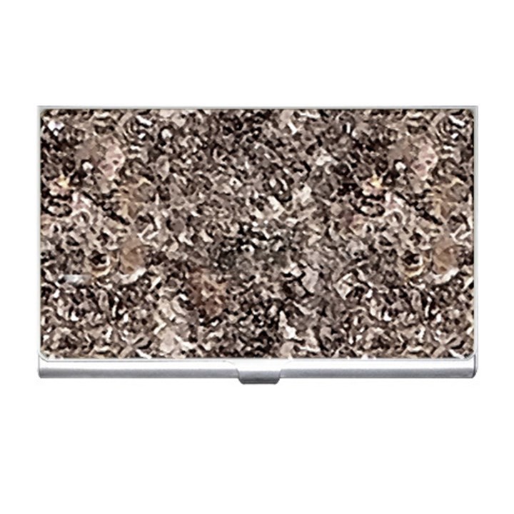 Earth Tones Fall Abstract Textured Print Business Card Holder