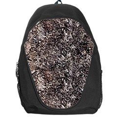 Earth Tones Fall Abstract Textured Print Backpack Bag by dflcprintsclothing