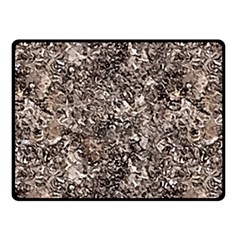 Earth Tones Fall Abstract Textured Print Two Sides Fleece Blanket (small) by dflcprintsclothing