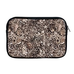 Earth Tones Fall Abstract Textured Print Apple Macbook Pro 17  Zipper Case