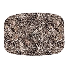 Earth Tones Fall Abstract Textured Print Mini Square Pill Box by dflcprintsclothing