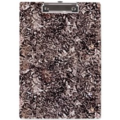 Earth Tones Fall Abstract Textured Print A4 Acrylic Clipboard by dflcprintsclothing