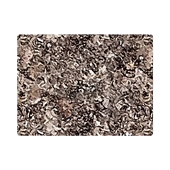 Earth Tones Fall Abstract Textured Print Premium Plush Fleece Blanket (mini) by dflcprintsclothing