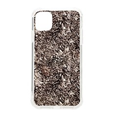 Earth Tones Fall Abstract Textured Print Iphone 11 Tpu Uv Print Case by dflcprintsclothing