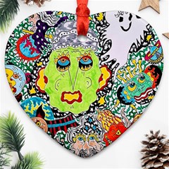 Supersonic Monster Mash Ornament (heart)