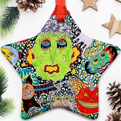 Supersonic Monster Mash Ornament (star)