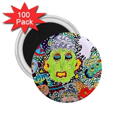 Supersonic Monster Mash 2 25  Magnets (100 Pack)  by chellerayartisans