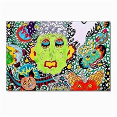 Supersonic Monster Mash Postcard 4 x 6  (pkg Of 10) by chellerayartisans