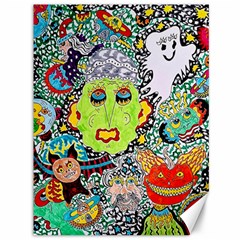 Supersonic Monster Mash Canvas 36  X 48  by chellerayartisans