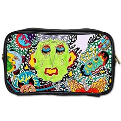 Supersonic Monster Mash Toiletries Bag (one Side) by chellerayartisans