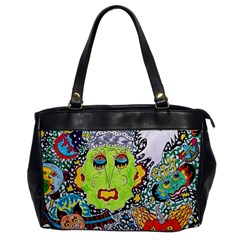 Supersonic Monster Mash Oversize Office Handbag by chellerayartisans