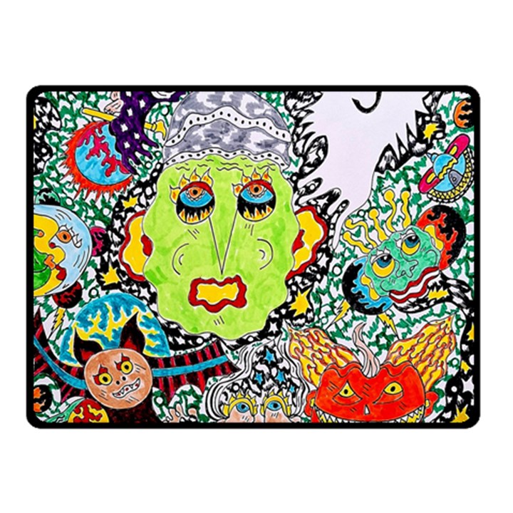 Supersonic Monster Mash Two Sides Fleece Blanket (Small)