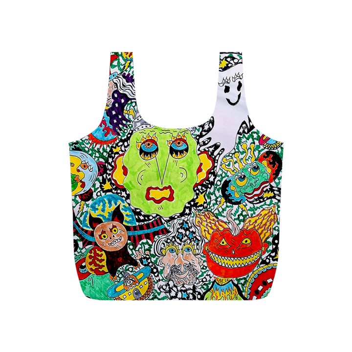 Supersonic Monster Mash Full Print Recycle Bag (S)