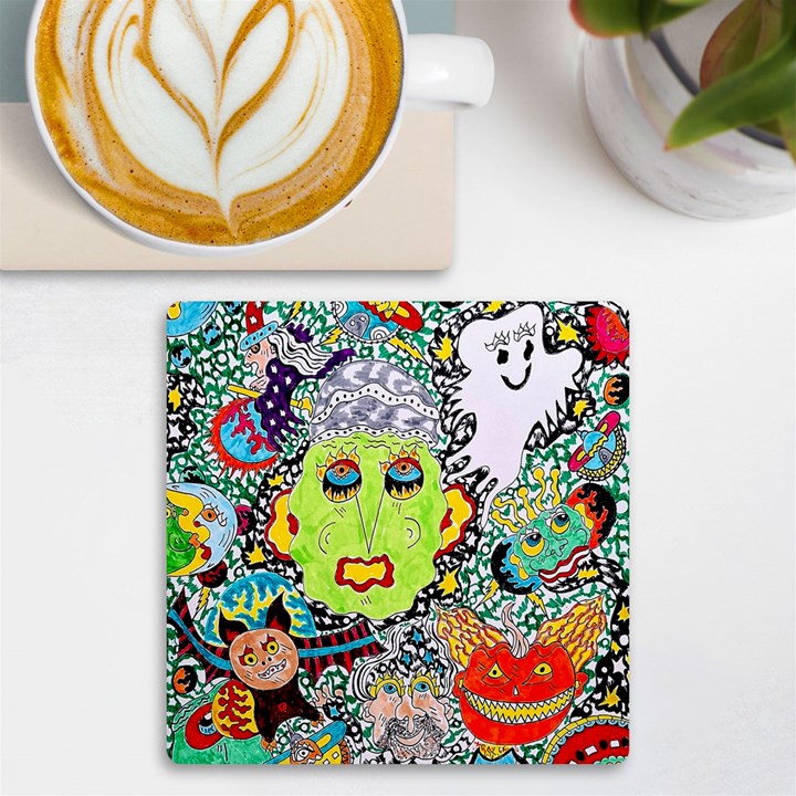 Supersonic Monster Mash UV Print Square Tile Coaster 