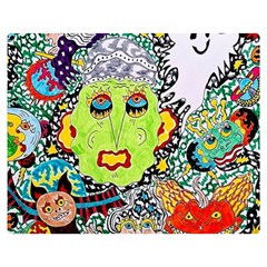 Supersonic Monster Mash Premium Plush Fleece Blanket (medium) by chellerayartisans