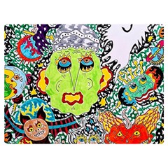 Supersonic Monster Mash Two Sides Premium Plush Fleece Blanket (baby Size) by chellerayartisans