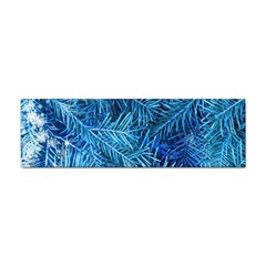 Blue Christmas Tree Branch Texture, Winter Texture, Tree Texture, Tree Branches Sticker (bumper) by kyorashop23