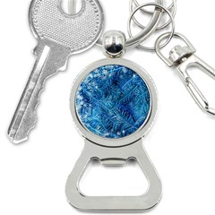 Blue Christmas Tree Branch Texture, Winter Texture, Tree Texture, Tree Branches Bottle Opener Key Chain by kyorashop23