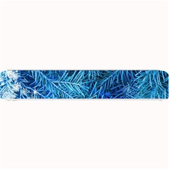 Blue Christmas Tree Branch Texture, Winter Texture, Tree Texture, Tree Branches Small Bar Mat by kyorashop23