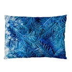 Blue Christmas Tree Branch Texture, Winter Texture, Tree Texture, Tree Branches Pillow Case (Two Sides) Front