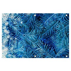 Blue Christmas Tree Branch Texture, Winter Texture, Tree Texture, Tree Branches Banner And Sign 6  X 4  by kyorashop23