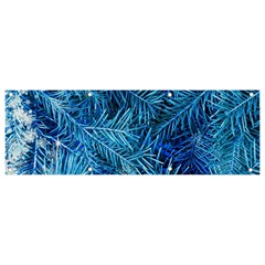 Blue Christmas Tree Branch Texture, Winter Texture, Tree Texture, Tree Branches Banner And Sign 9  X 3  by kyorashop23