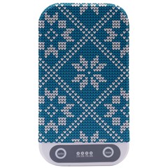 Blue Winter Knitted Texture, Blue Winter Background, Knitted Texture Sterilizers by kyorashop23