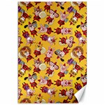 Cartoon Xmas Characters Pattern Canvas 20  x 30  19.62 x28.9  Canvas - 1