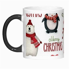 Christmas Characters Pattern, Xmas Backgrounds Morph Mug